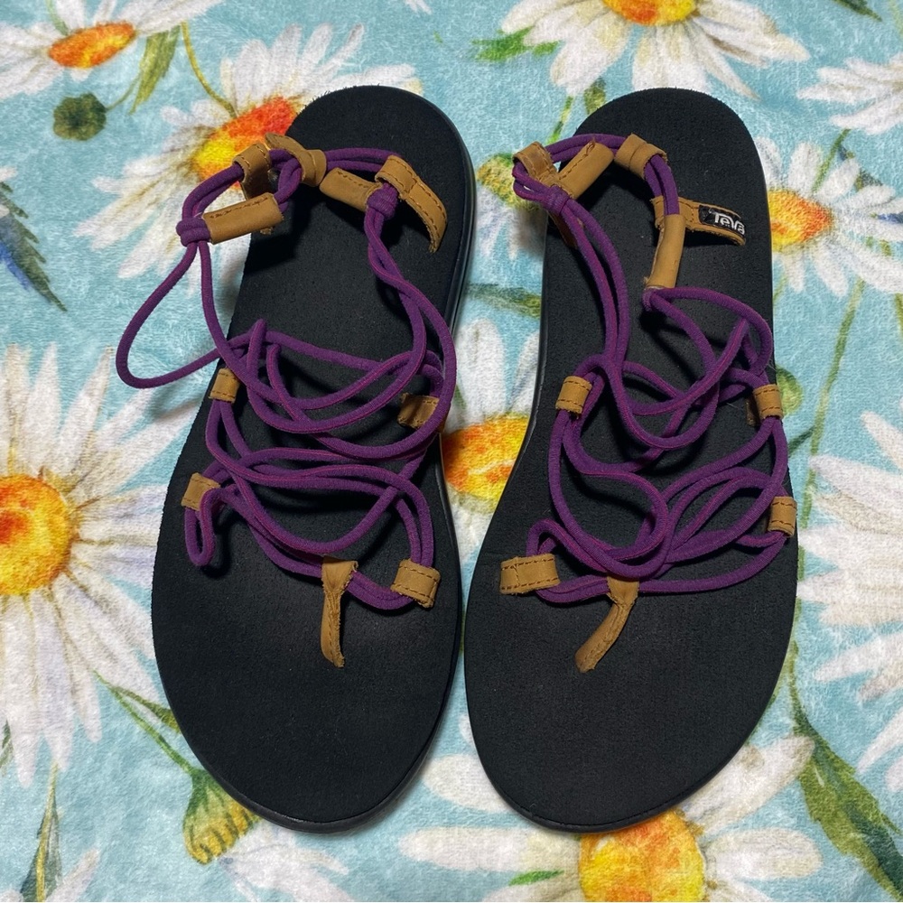 TEVA women’s sandals in purple size 8